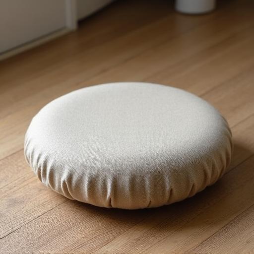 Cojín de meditación para trabajo de respiración de cáñamo orgánico